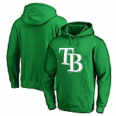 Men's Tampa Bay Rays Fanatics Branded Kelly Green St. Patrick's Day White Logo Pullover Hoodie,baseball caps,new era cap wholesale,wholesale hats
